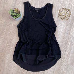 Banana Republic Black Layered Tank